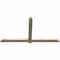 Ekena Millwork Eugene Rough Sawn Timber Gable Bracket, Douglas Fir, 72"W x 39"H x 2"D x 4"F, 13/12 Pitch GBW072X39X0204EUG00RDF - alternate 4